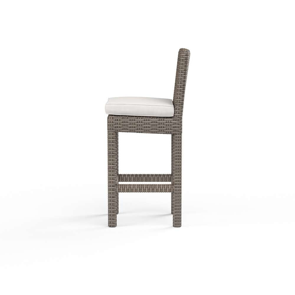 Sunset West - Coronado Barstool in Canvas Flax w/ Self Welt - SW2101-7B-FLAX-STKIT veiw 2