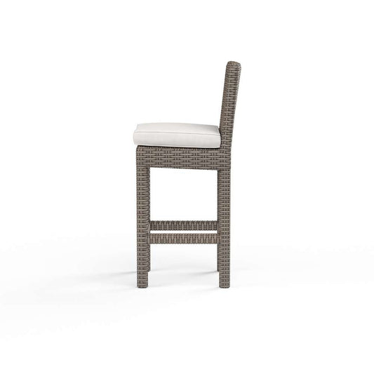 Sunset West - Coronado Barstool in Canvas Flax w/ Self Welt - SW2101-7B-FLAX-STKIT veiw 2