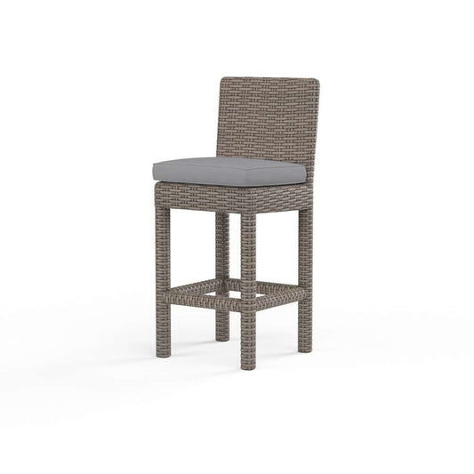 Sunset West - Coronado Barstool in Canvas Granite w/ Self Welt - SW2101-7B-5402 veiw 1