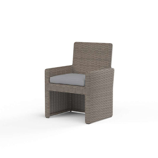 Sunset West - Coronado Dining Chair in Canvas Granite w/ Self Welt - SW2101-1-5402 veiw 1