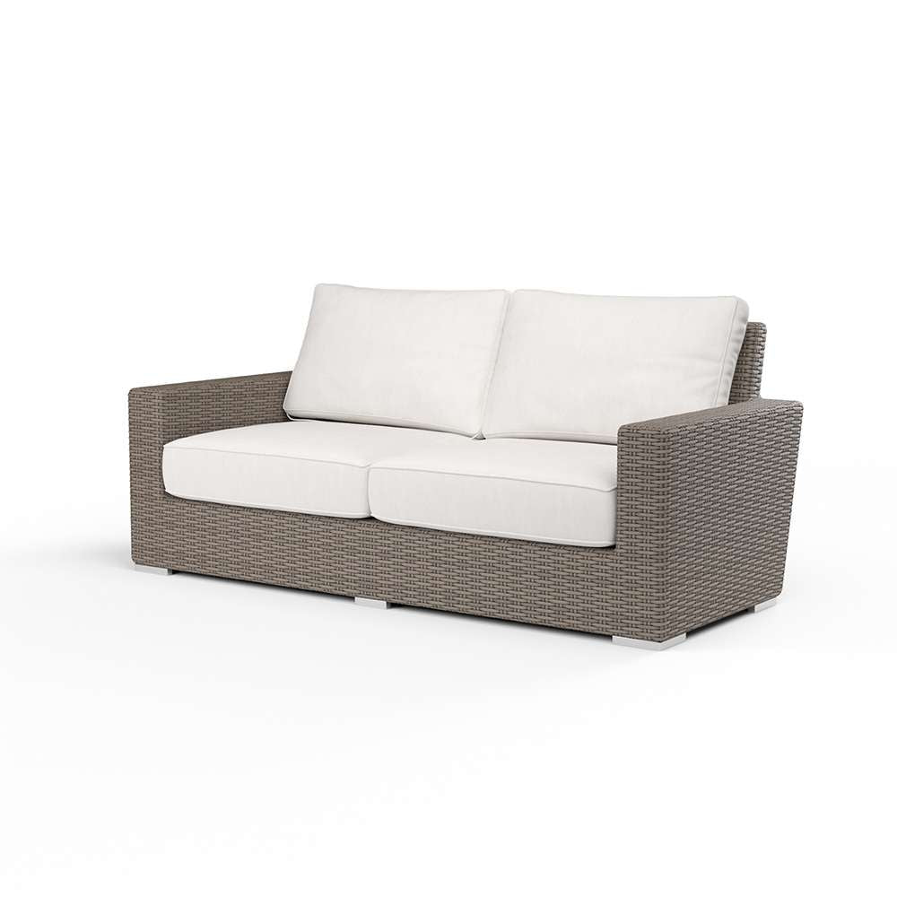 Sunset West - Coronado Loveseat in Canvas Flax w/ Self Welt - SW2101-22-FLAX-STKIT veiw 1