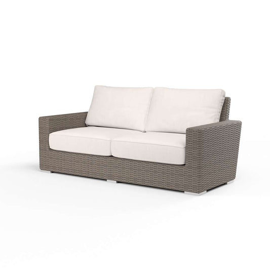 Sunset West - Coronado Loveseat in Canvas Natural w/ Self Welt - SW2101-22-5404 veiw 1
