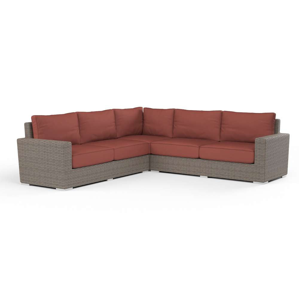 Sunset West - Coronado Sectional in Canvas Henna w/ Self Welt - SW2101-SEC-5407 veiw 1