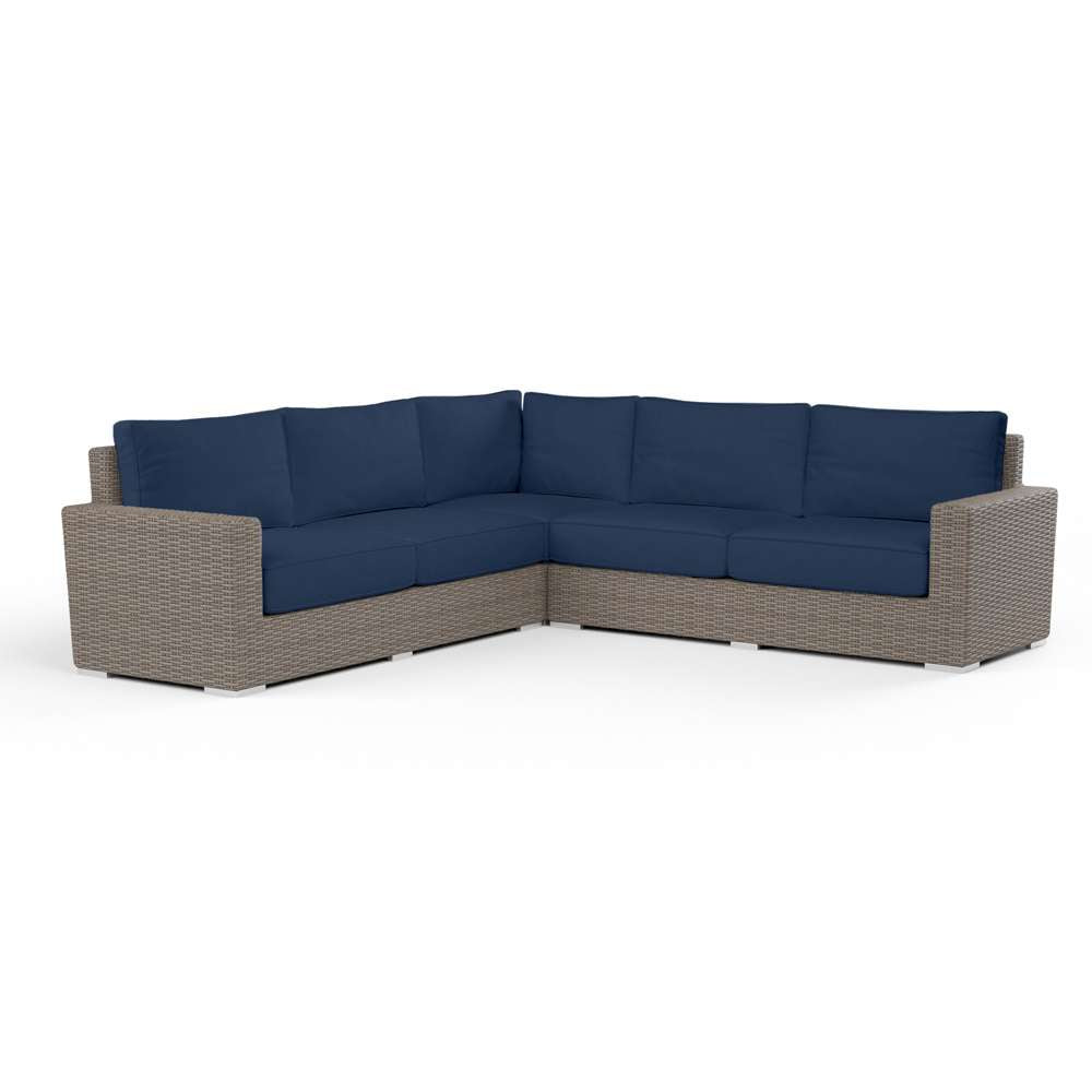 Sunset West - Coronado Sectional in Spectrum Indigo w/ Self Welt - SW2101-SEC-48080 veiw 1