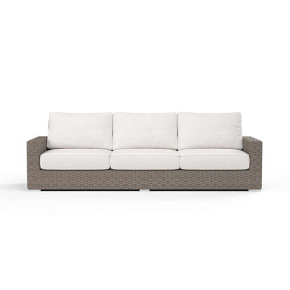 Sunset West - Coronado Sofa in Canvas Flax w/ Self Welt - SW2101-23-FLAX-STKIT veiw 3