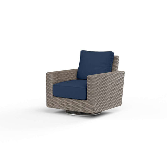 Sunset West - Coronado Swivel Rocker in Spectrum Indigo w/ Self Welt - SW2101-21SR-48080 veiw 1