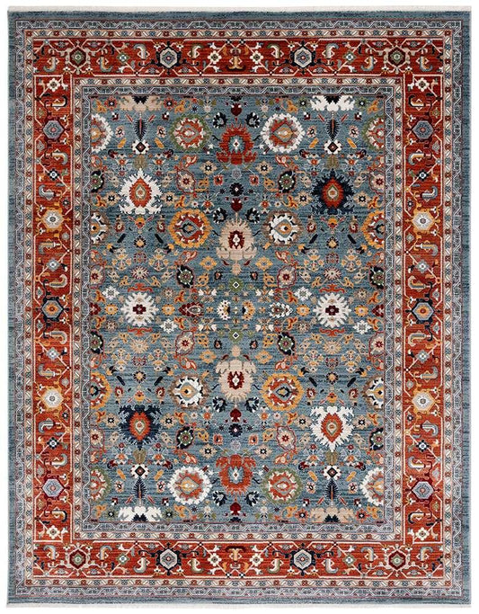 Lauren Ralph Lauren - 1108 Rug - 8 X 10 - Blue / Rust veiw 1