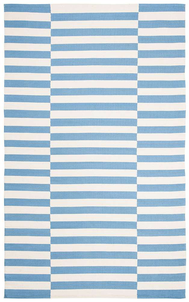 Lauren Ralph Lauren - Ludlow Stripe Rug - 5 X 8 - Chambray veiw 1