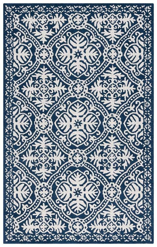 Lauren Ralph Lauren - Nina Rug - 5 X 8 - Blue / Ivory veiw 1