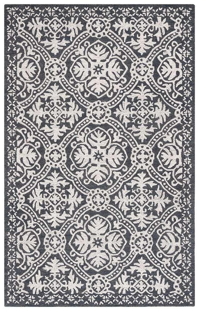 Lauren Ralph Lauren - Nina Rug - 5 X 8 - Charcoal / Ivory veiw 1