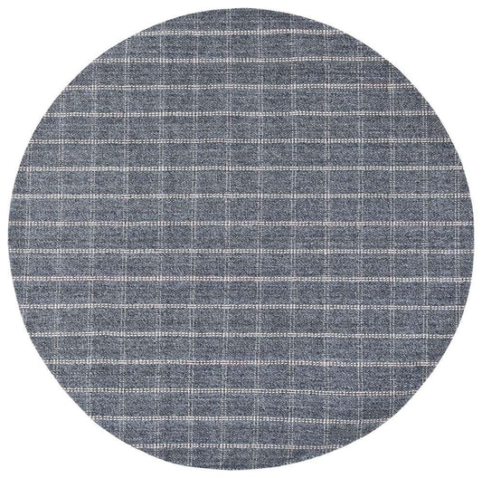Lauren Ralph Lauren - Tamworth Check Rug - 7 X 7 Round - Charcoal veiw 1