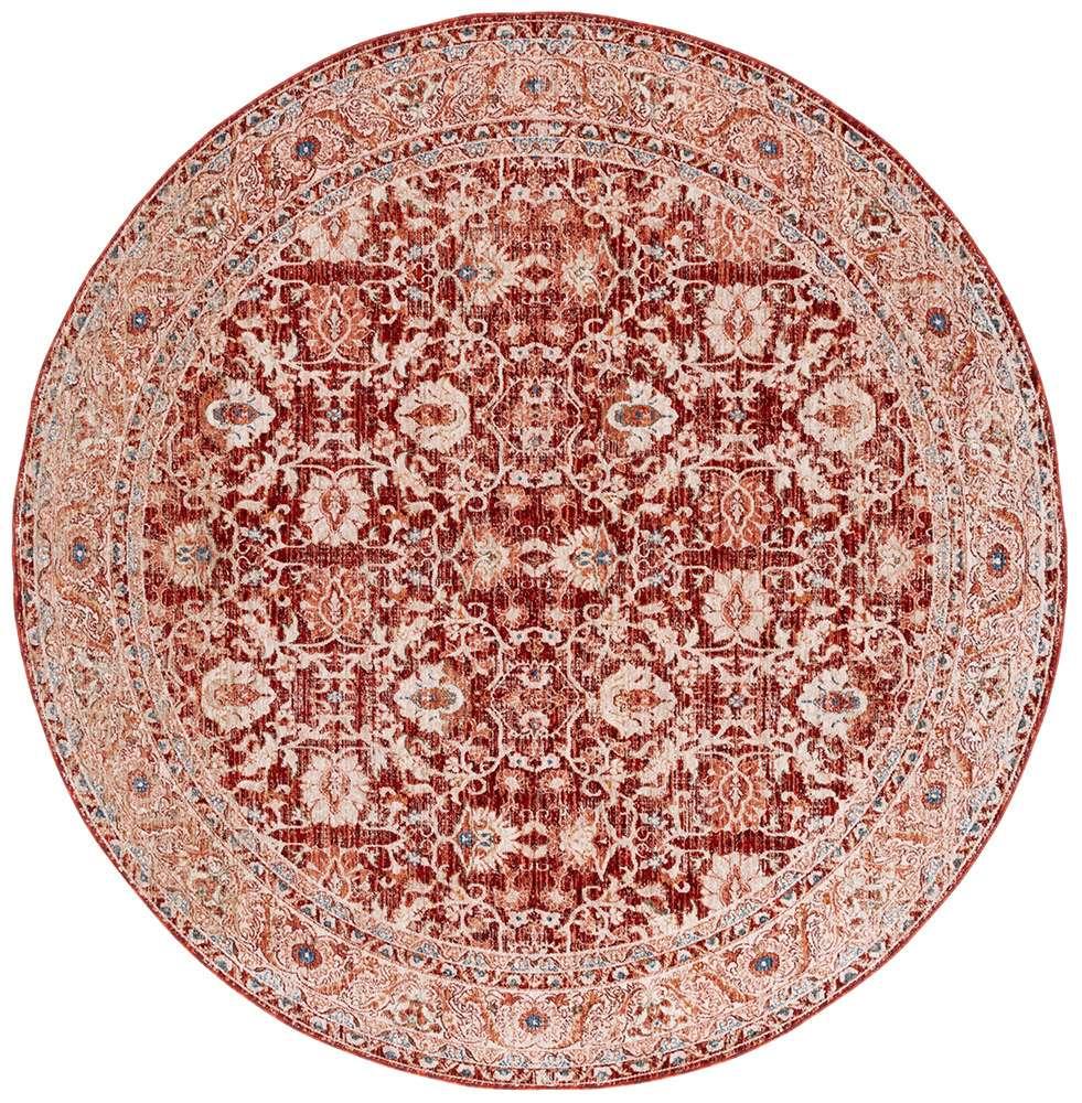 Lauren Ralph Lauren - Warwick Rug - 6-7in X 6-7in Round - Oxblood veiw 1