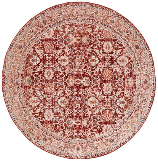 Lauren Ralph Lauren - Warwick Rug - 6-7in X 6-7in Round - Oxblood veiw 1