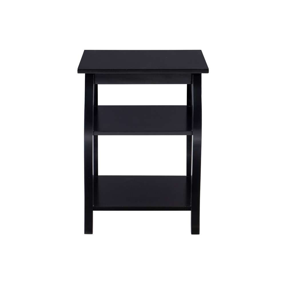 Powell Company - Prismatic Side Table, Black - D1363A20B veiw 3