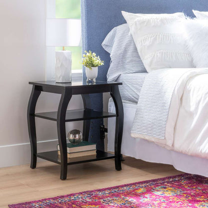 Powell Company - Prismatic Side Table, Black - D1363A20B veiw 6