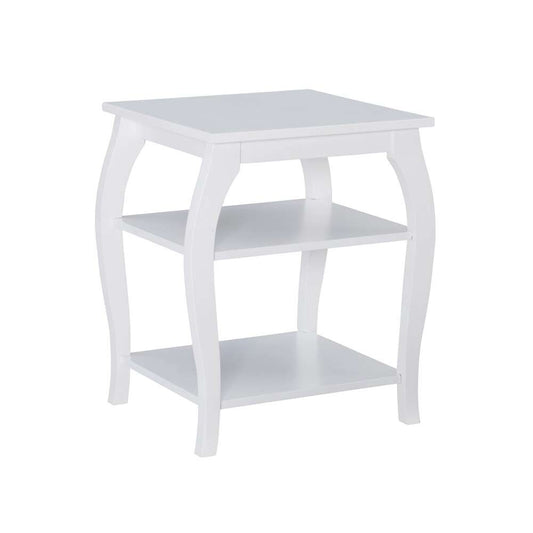 Powell Company - Prismatic Side Table, Off White - D1363A20OW veiw 1