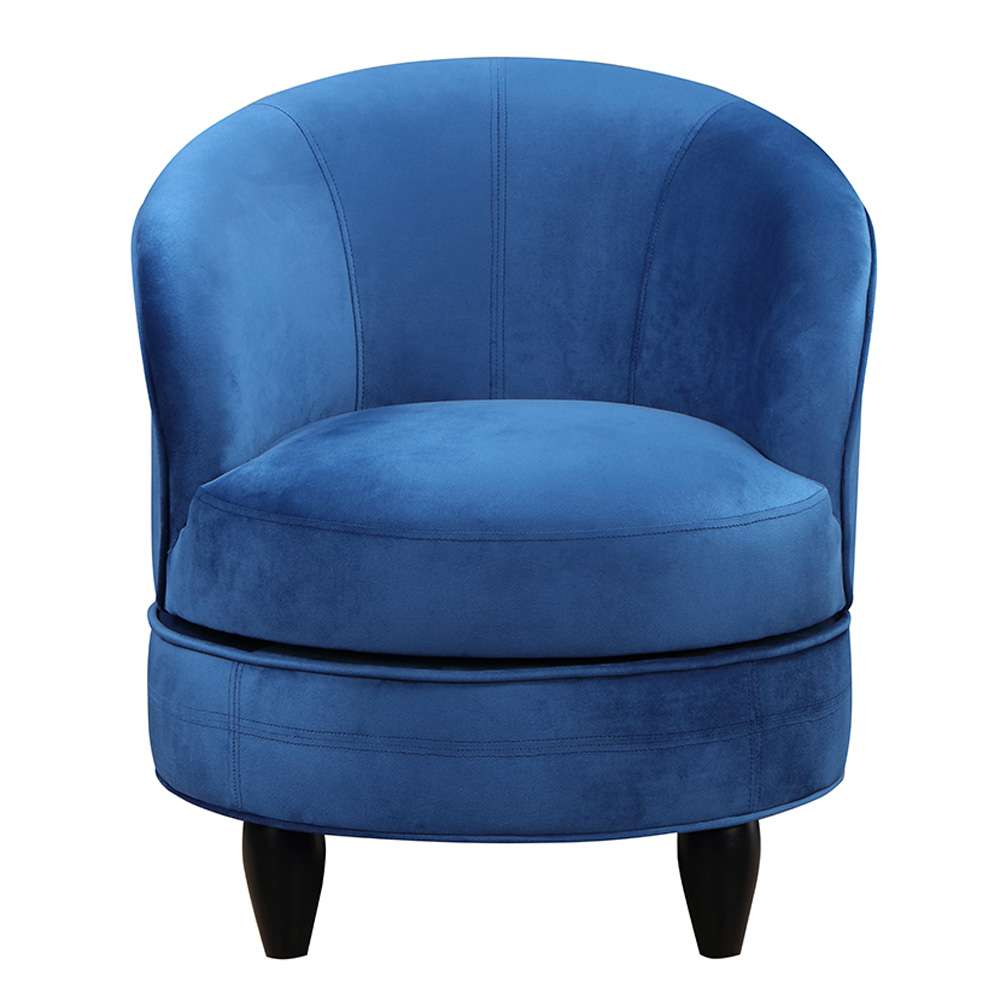 Steve Silver - Sophia Swivel Accent Chair - Blue Velvet - SOH850BV veiw 1