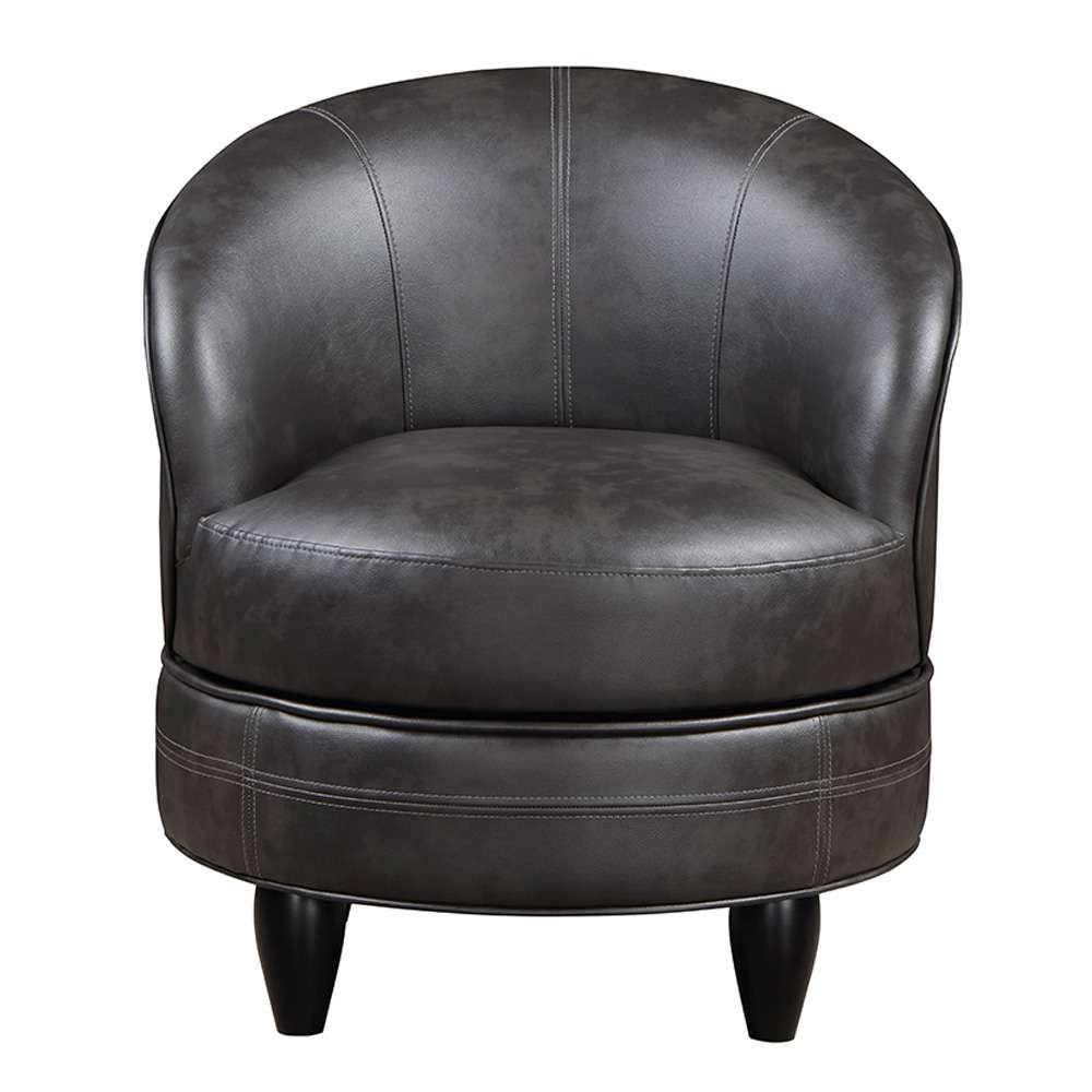 Steve Silver - Sophia Swivel Accent Chair - Gray Leatherette - SOH850GL veiw 1