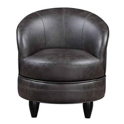 Steve Silver - Sophia Swivel Accent Chair - Gray Leatherette - SOH850GL veiw 1