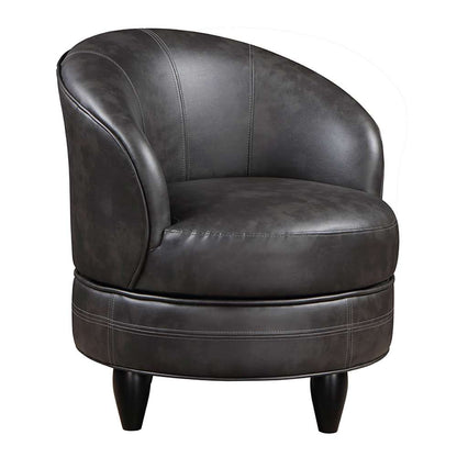 Steve Silver - Sophia Swivel Accent Chair - Gray Leatherette - SOH850GL veiw 2