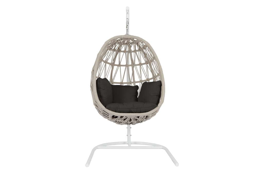 Sunset West - Dana Rope Hanging Club Chair in Spectrum Carbon w/ Self Welt - SW4301-HC-48085 veiw 1