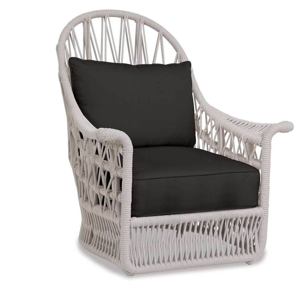 Sunset West - Dana Rope Wing Chair in Spectrum Carbon w/ Self Welt - SW4301-21W-48085 veiw 1
