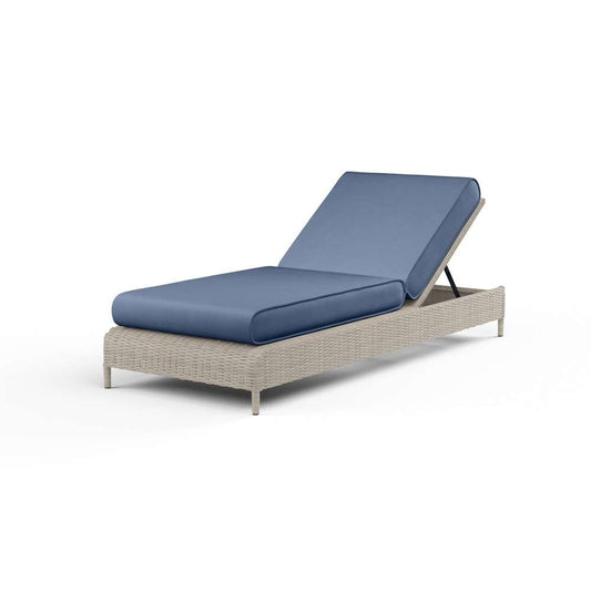 Sunset West - Manhattan Adjustable Chaise in Spectrum Indigo w/ Self Welt - SW3301-9-48080 veiw 1