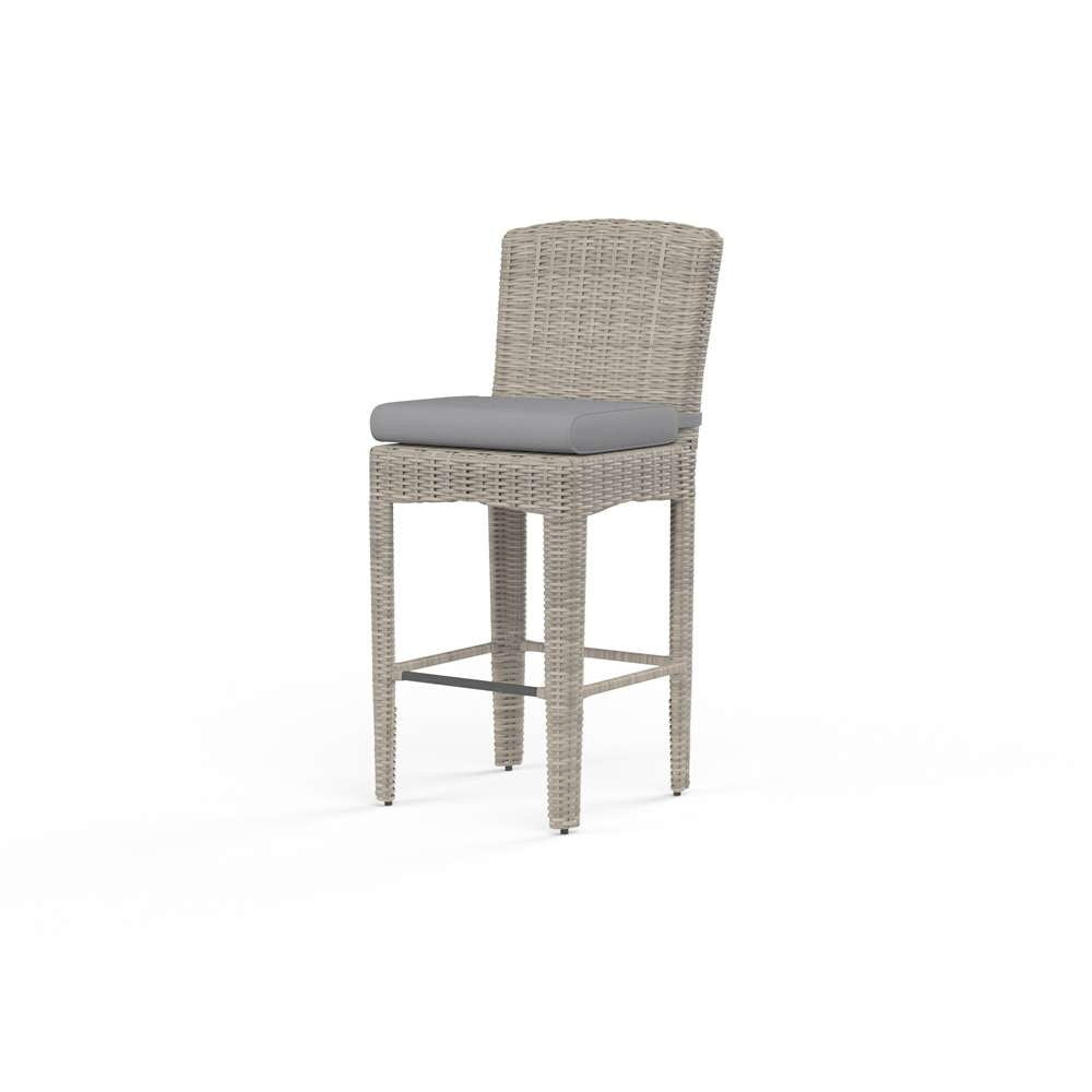 Sunset West - Manhattan Counter Stool in Canvas Granite w/ Self Welt - SW3301-7C-5402_CLOSEOUT veiw 1