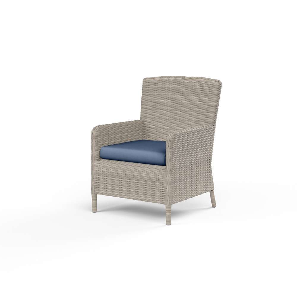 Sunset West - Manhattan Dining Chair in Spectrum Indigo w/ Self Welt - SW3301-1-48080 veiw 1