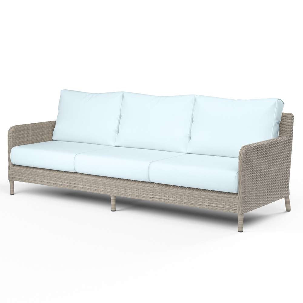 Sunset West - Manhattan Sofa in Canvas Skyline w/ Self Welt - SW3301-23-14091 veiw 1