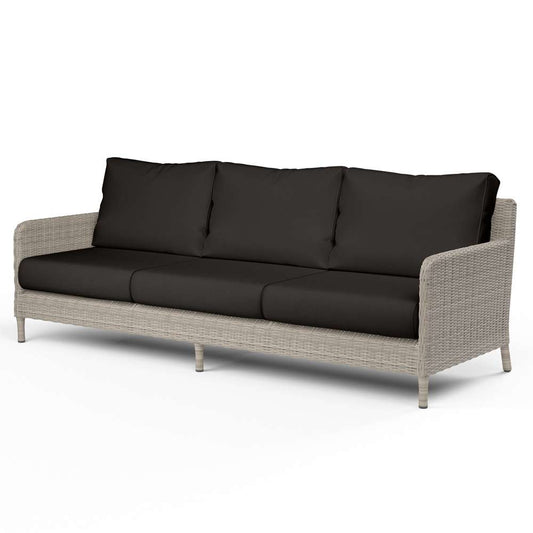 Sunset West - Manhattan Sofa in Spectrum Carbon w/ Self Welt - SW3301-23-48085 veiw 1