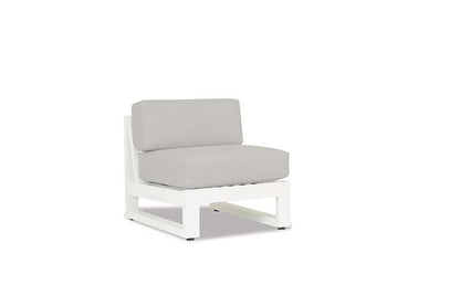 Sunset West - Newport Armless Club Chair in Cast Silver, No Welt - SW4801-AC-SLVR-STKIT veiw 3