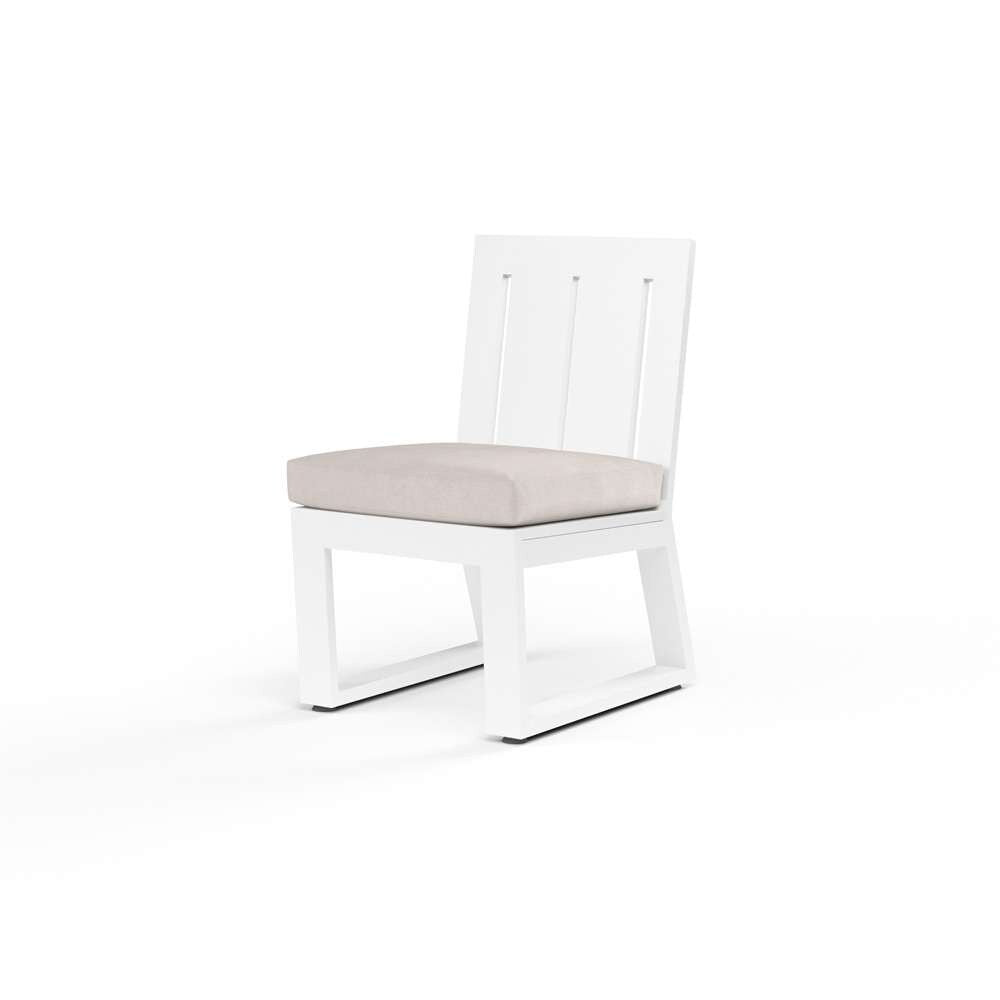 Sunset West - Newport Armless Dining Chair in Canvas Natural, No Welt - SW4801-1A-5404 veiw 1