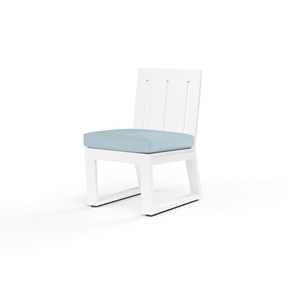 Sunset West - Newport Armless Dining Chair in Canvas Skyline, No Welt - SW4801-1A-14091 veiw 1