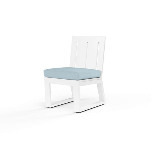 Sunset West - Newport Armless Dining Chair in Canvas Skyline, No Welt - SW4801-1A-14091 veiw 1