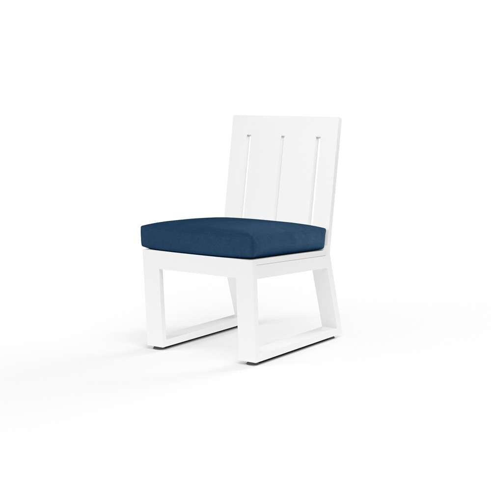 Sunset West - Newport Armless Dining Chair in Spectrum Indigo, No Welt - SW4801-1A-48080 veiw 1
