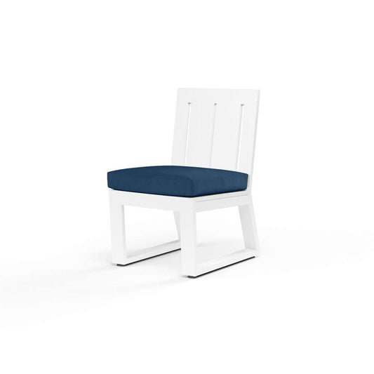 Sunset West - Newport Armless Dining Chair in Spectrum Indigo, No Welt - SW4801-1A-48080 veiw 1