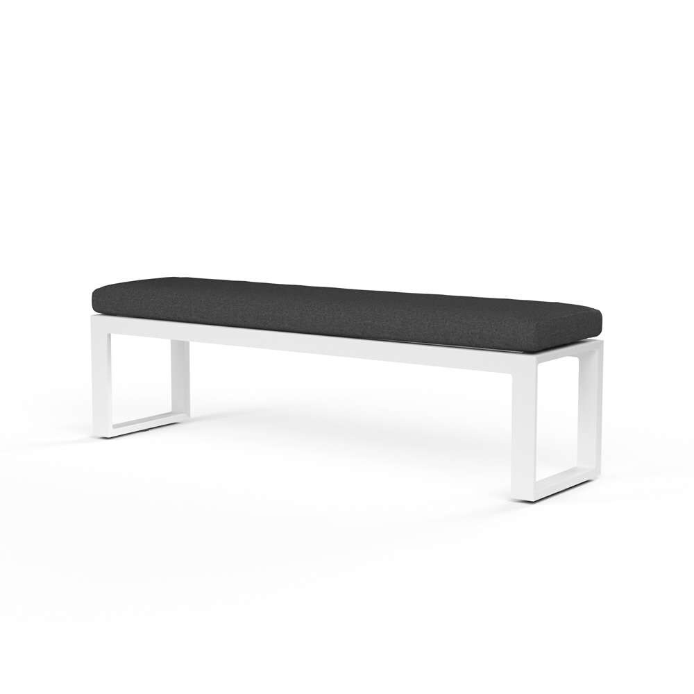 Sunset West - Newport Dining Bench in Canvas Natural, No Welt - SW4801-BNCH-5404 veiw 1