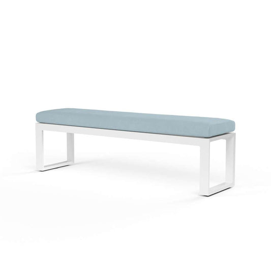 Sunset West - Newport Dining Bench in Spectrum Indigo, No Welt - SW4801-BNCH-48080 veiw 1