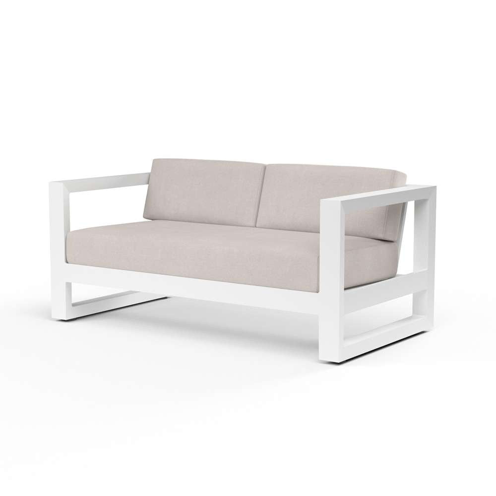 Sunset West - Newport Loveseat in Canvas Natural, No Welt - SW4801-22-5404 veiw 1