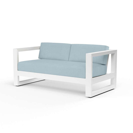 Sunset West - Newport Loveseat in Canvas Skyline, No Welt - SW4801-22-14091 veiw 1