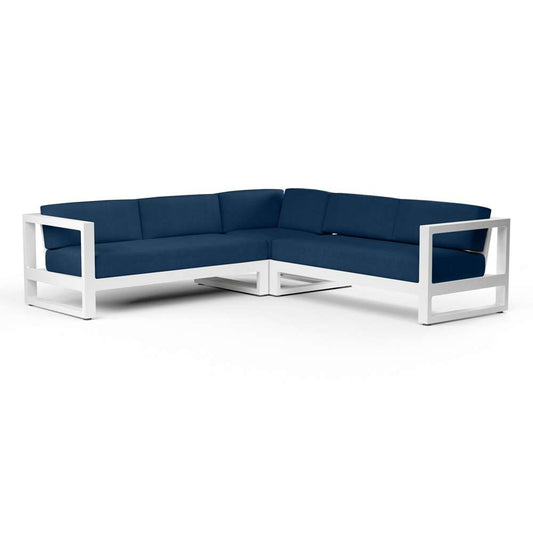 Sunset West - Newport Sectional in Spectrum Indigo, No Welt - SW4801-SEC-48080 veiw 1