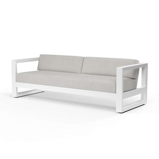 Sunset West - Newport Sofa in Cast Silver, No Welt - SW4801-23-SLVR-STKIT veiw 1