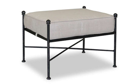 Sunset West - Provence Ottoman in Canvas Flax w/ Self Welt - SW3201-OTT-FLX-STKIT veiw 1