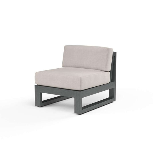 Sunset West - Redondo Armless Club in Canvas Natural, No Welt - SW3801-AC-5404 veiw 1