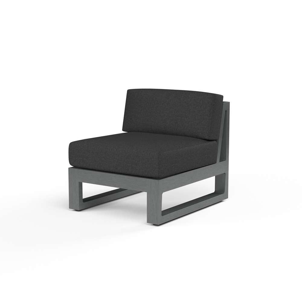Sunset West - Redondo Armless Club in Spectrum Carbon, No Welt - SW3801-AC-48085 veiw 1
