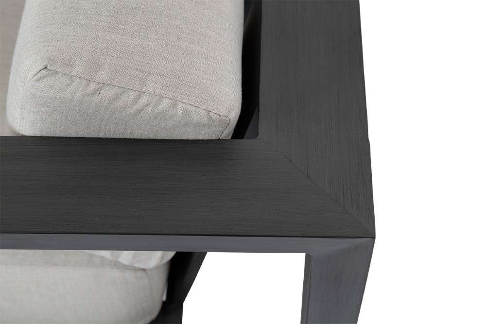 Sunset West - Redondo Barstool in Cast Silver, No Welt - SW3801-7B-SLVR-STKIT veiw 3