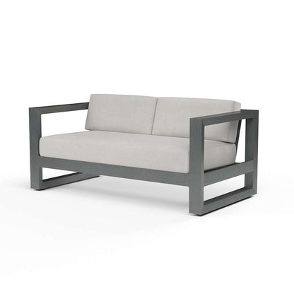 Sunset West - Redondo Loveseat in Cast Silver, No Welt - SW3801-22-SLVR-STKIT veiw 1