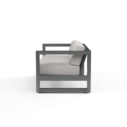 Sunset West - Redondo Loveseat in Cast Silver, No Welt - SW3801-22-SLVR-STKIT veiw 2