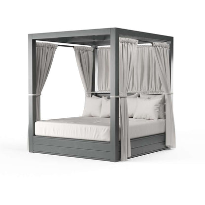 Sunset West - Redondo Resort King Day Bed in Cast Silver, No Welt - SW3801-DB-SLVR-STKIT veiw 1